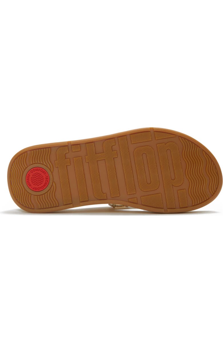 FitFlop F-Mode Ultra-Jewel TP Sandal, Alternate, color, Platino
