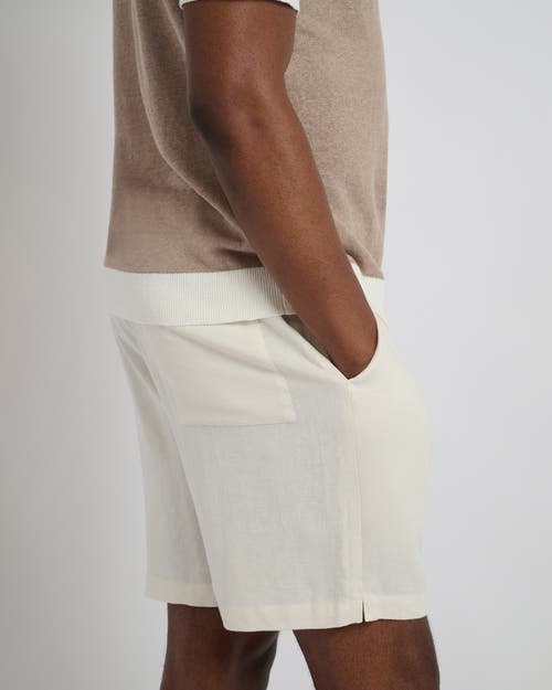 Onia Linen Fixed-waist Short