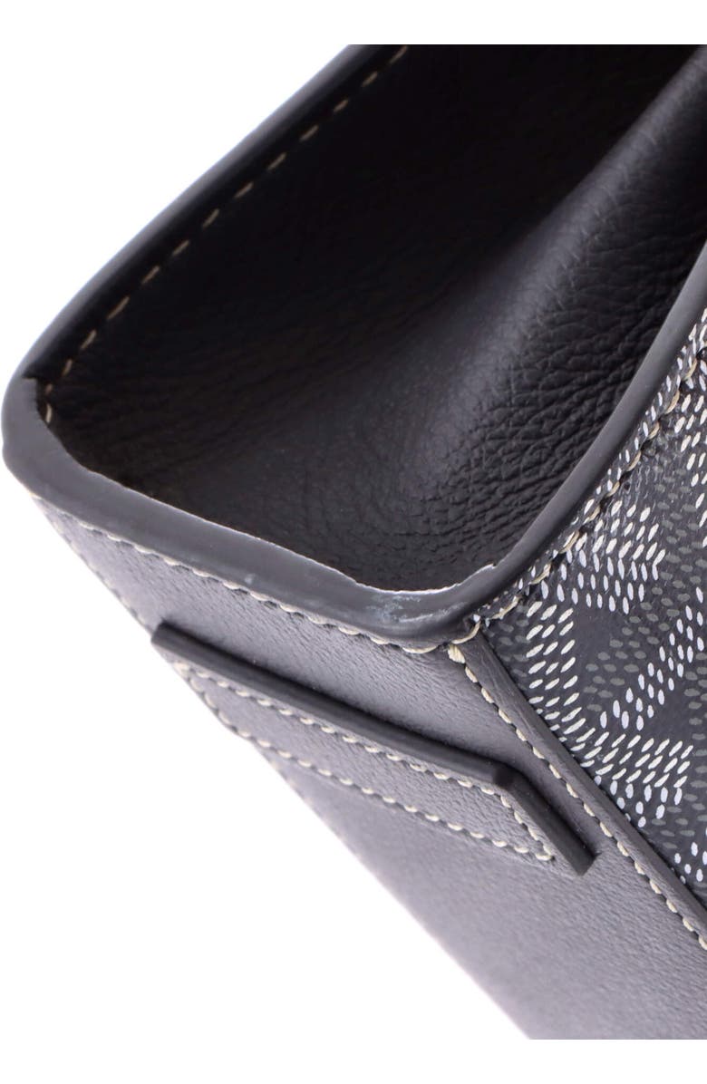 Pre-Owned Goyard Structured Rouette Chain Shoulder Bag Coated Canvas Mini, Alternate, color, Gray