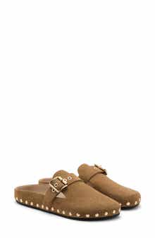 Studded Leather Mule
