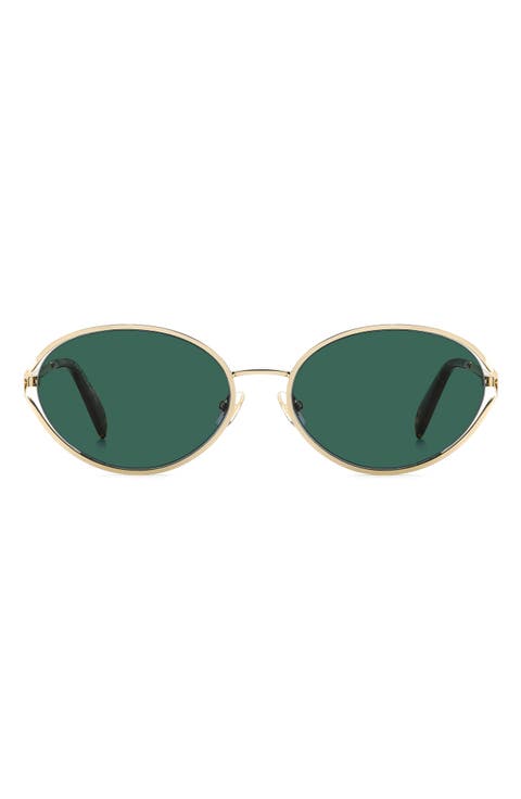 adina 54mm oval sunglasses