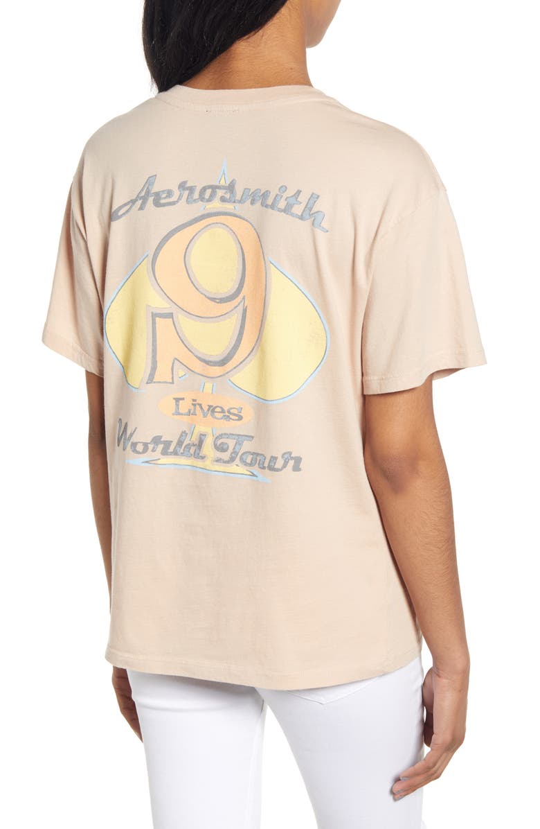 Day by Daydreamer Aerosmith Nine Lives Tee, Alternate, color,
