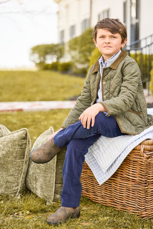 Little English Kids' Plaid Button Down Shirt Blend In Multi