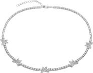 The M Jewelers Pavé Butterfly Collar Necklace
