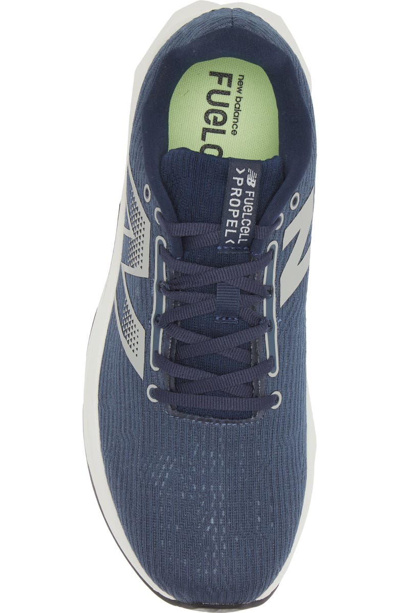 New Balance Gender Inclusive FuelCell Propel v5 Running Shoe, Alternate, color, Nb Navy/ Light Arctic Grey