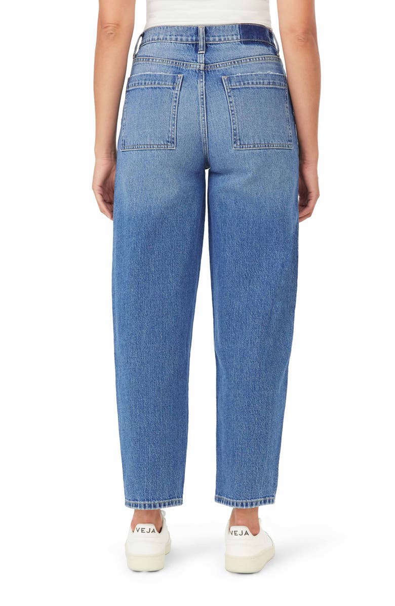 Kensie High Waist Ankle Barrel Leg Jeans, Alternate, color, Pippa