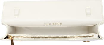 Bond Croc Embossed Leather Top Handle Bag