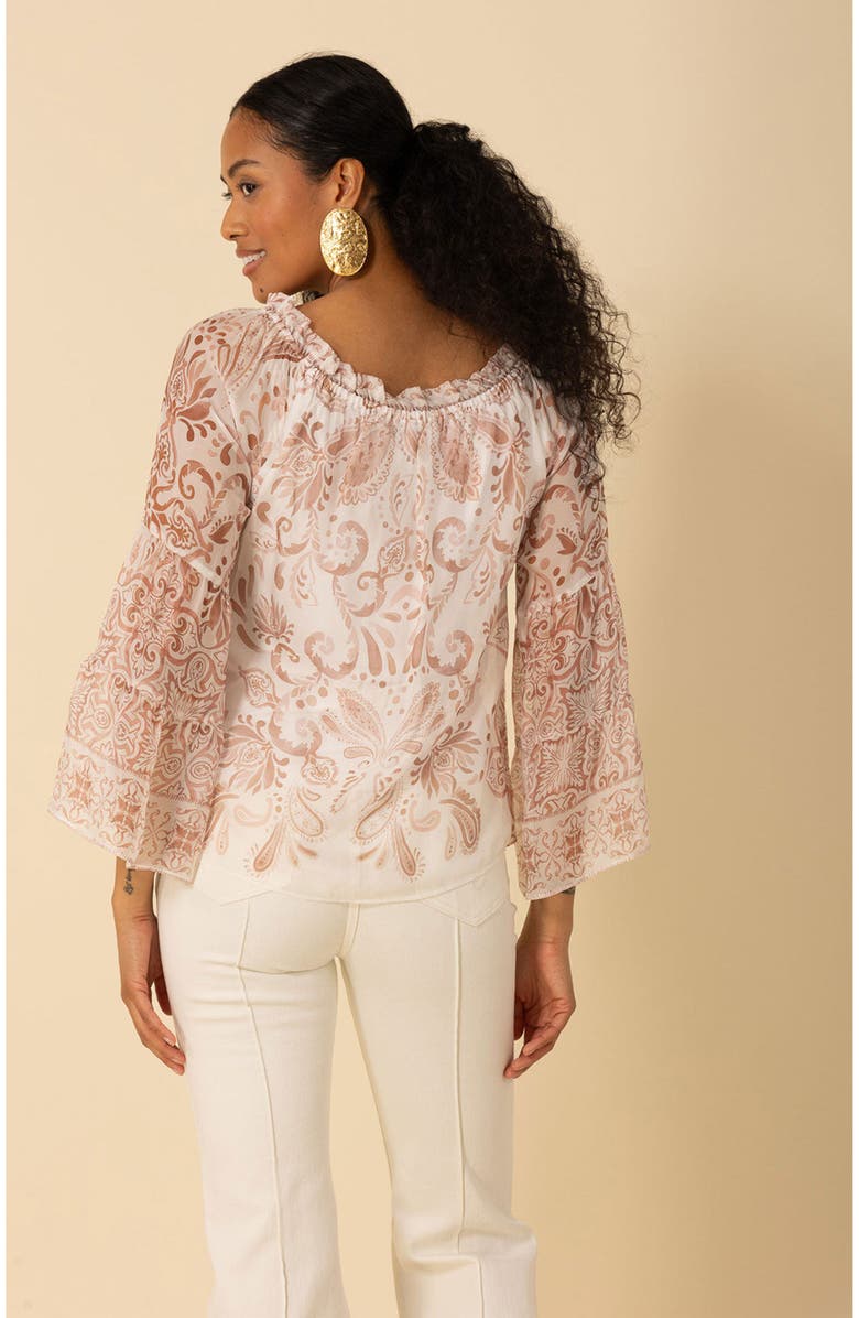 Hale Bob Myra Chiffon Top, Alternate, color,