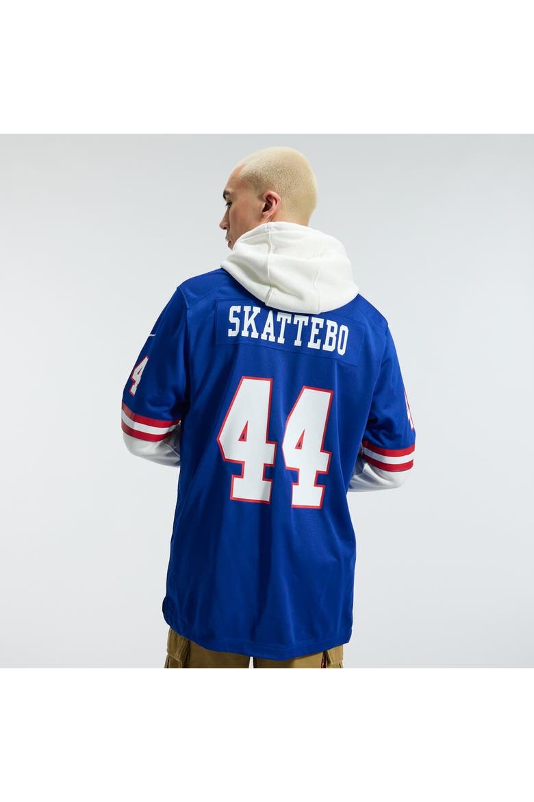 Men's Nike Cam Skattebo Royal New York Giants Alternate 2 Legacy Game Jersey, Alternate, color, Royal