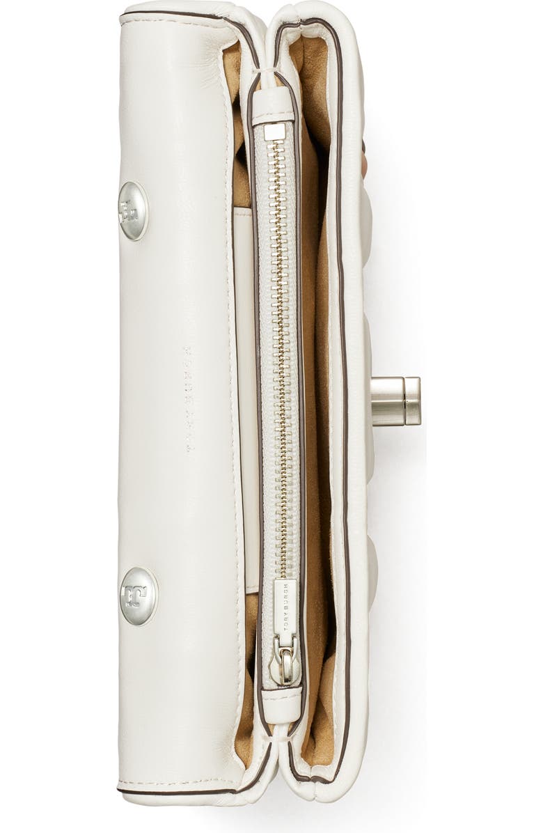 Tory Burch Mini Kira Bombé Stripe Top Handle Bag, Alternate, color,