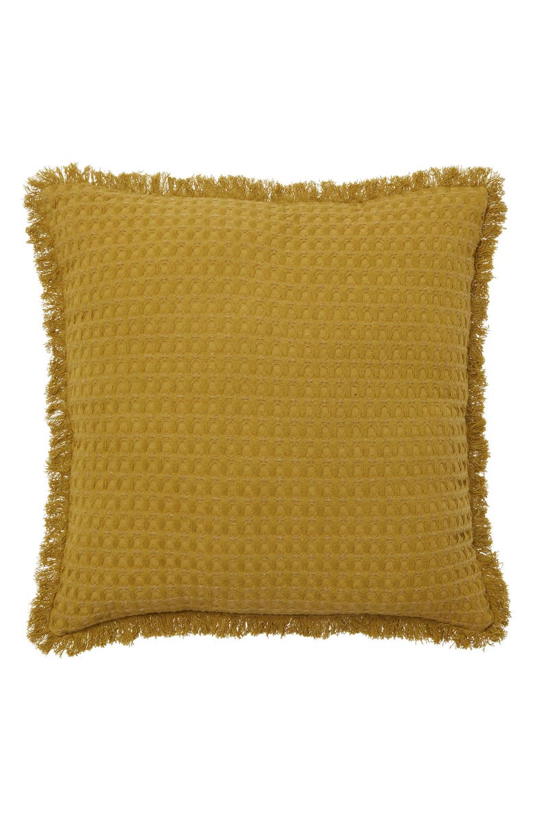 ROSELLI TRADING COMPANY Agra Waffle Knit Throw Pillow, Main, color,