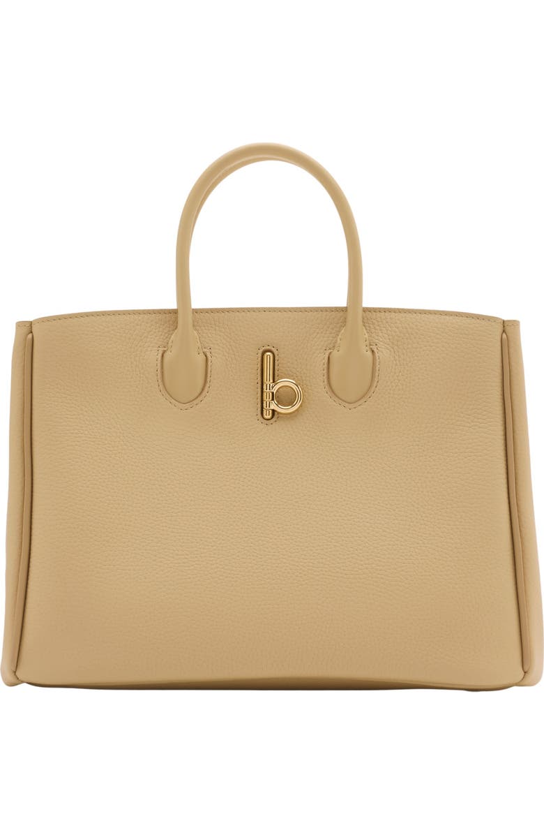 Burberry Small Rocking Horse Tote, Main, color, Sand