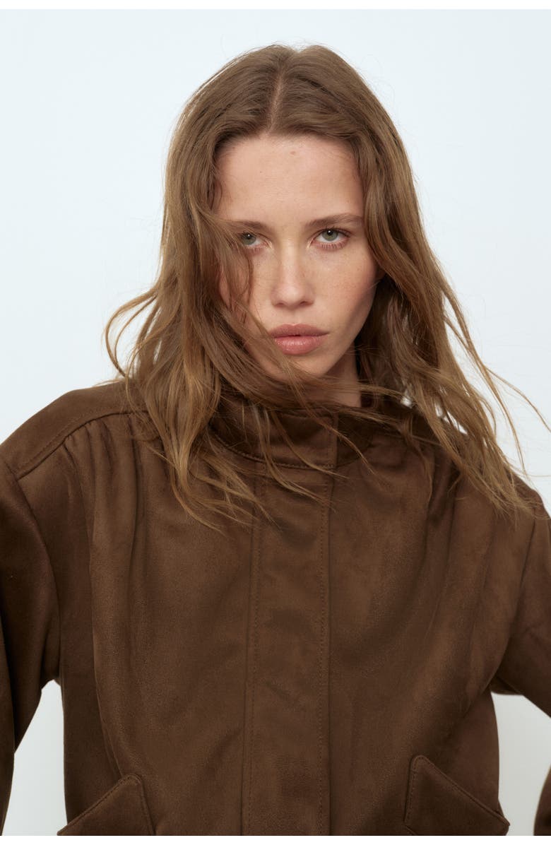 H&M Jacket, Alternate, color, Brown