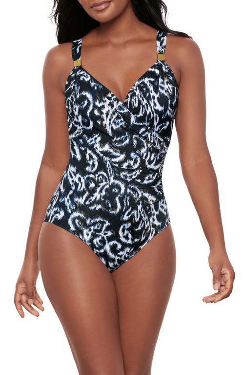 Miraclesuit ® Adorn Siren One-piece Swimsuit In Black/white