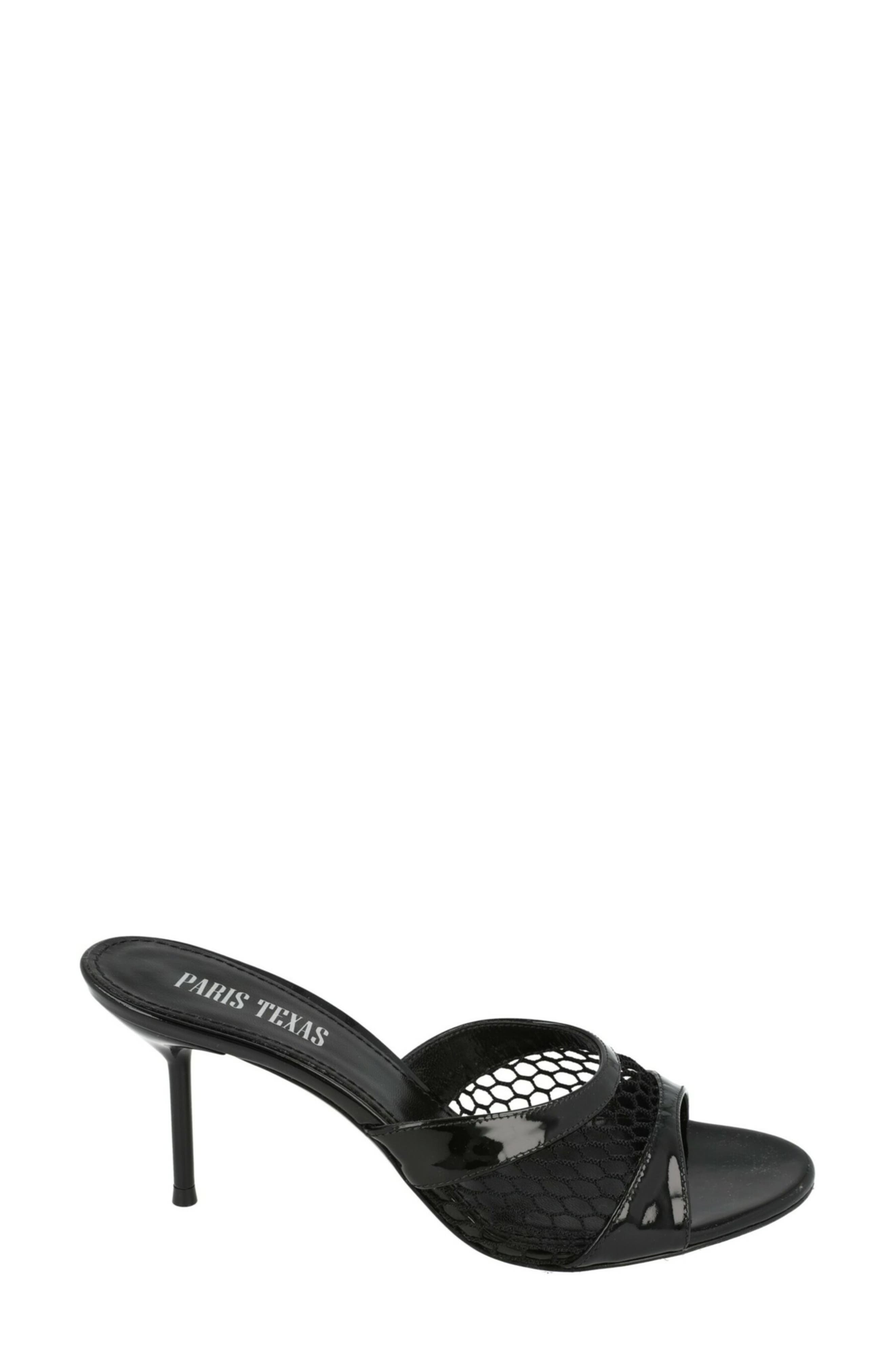 Paris Texas Lidia Slide Sandal, Alternate, color, Black