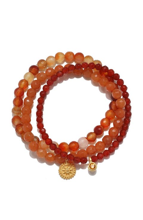Manifest Protection Gemstone Bracelet Set
