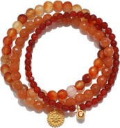 Satya Jewelry Manifest Protection Gemstone Bracelet Set