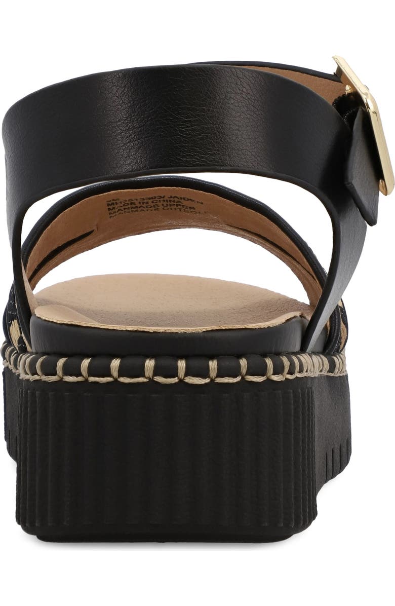 MIA Jaiden Ankle Strap Sandal, Alternate, color, Leopard/ Black