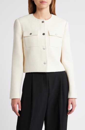 Theory Jacket In Ivory