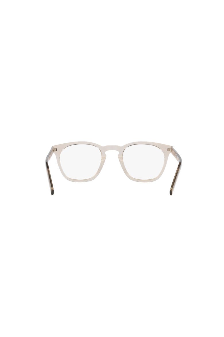 49mm Round optical glasses, Alternate, color, Brown