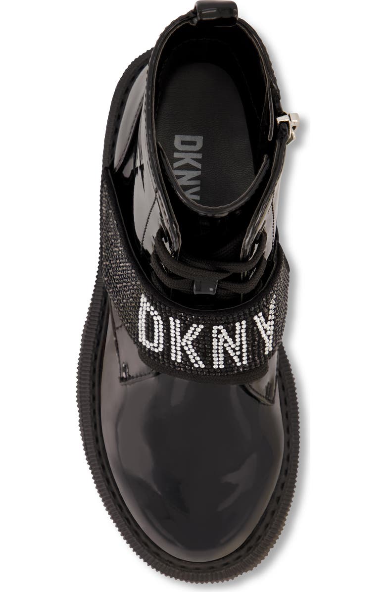 DKNY Kids' Ava Roma Combat Boot, Alternate, color, Black