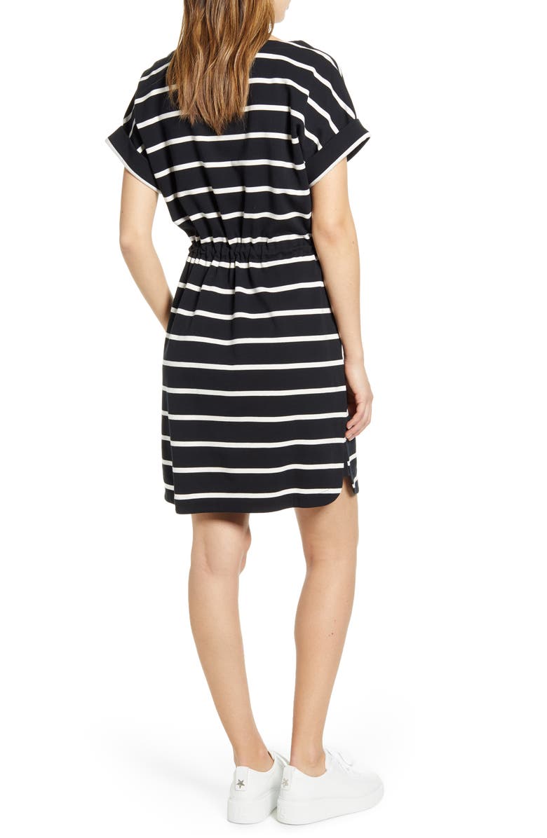 Tommy Bahama Sombra Stripe Tie Waist Dress, Alternate, color,