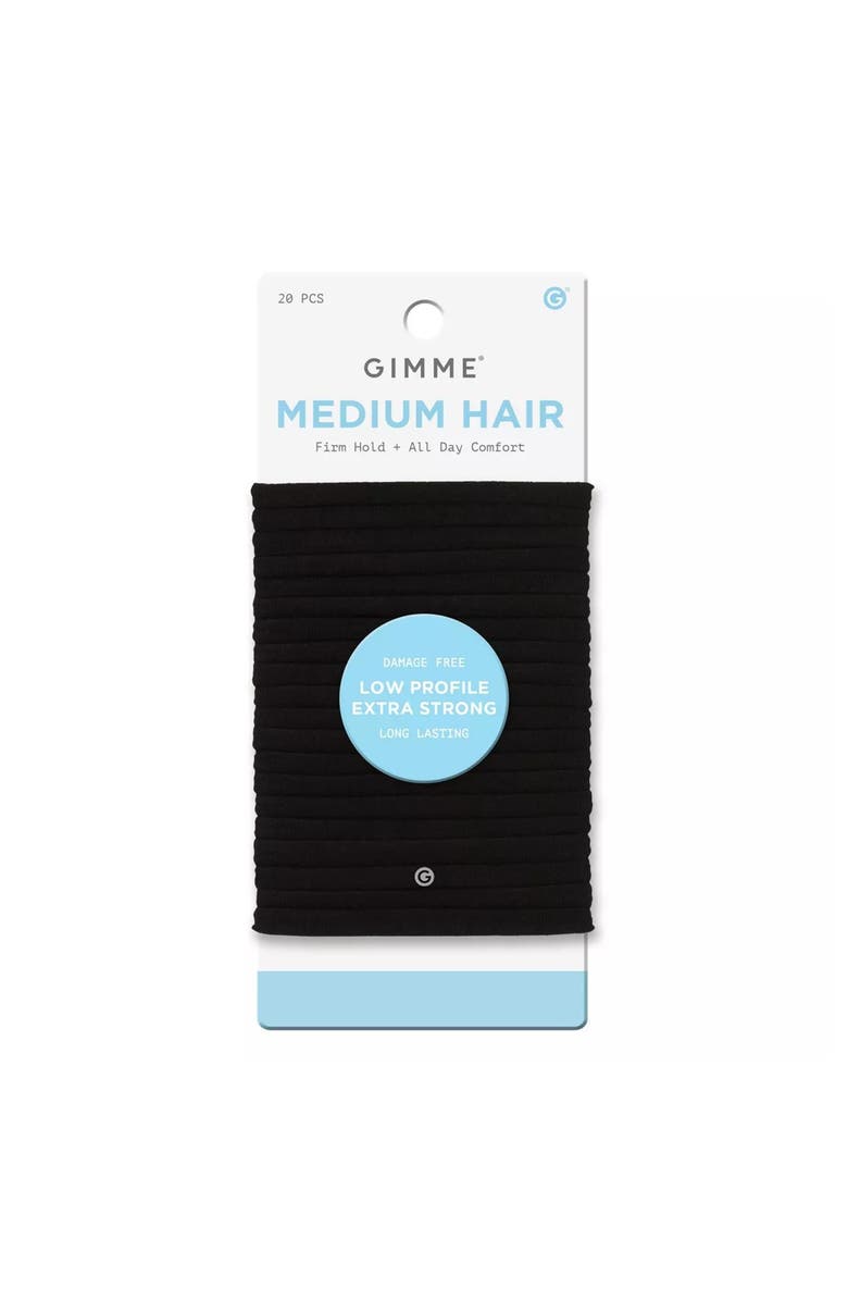 Gimme Beauty Low Profile Hair Bands, Main, color, Black