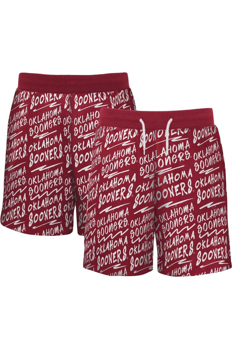 Youth Crimson Oklahoma Sooners Super Shorts, Main, color, Crimson