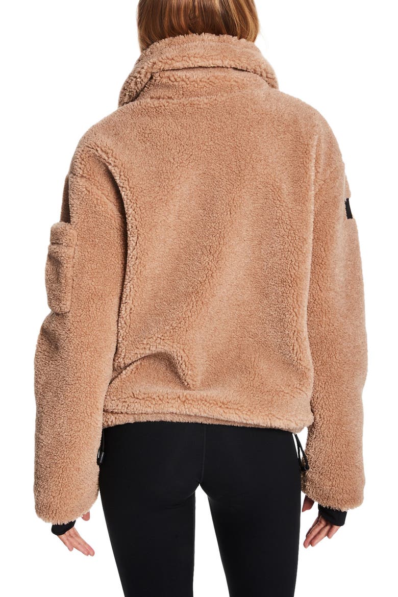 Denver Faux Shearling Jacket, Alternate, color, CAMEL