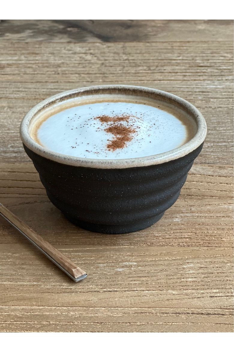Handmade Tea Cup Bowl 6oz, Alternate, color, Chocolate