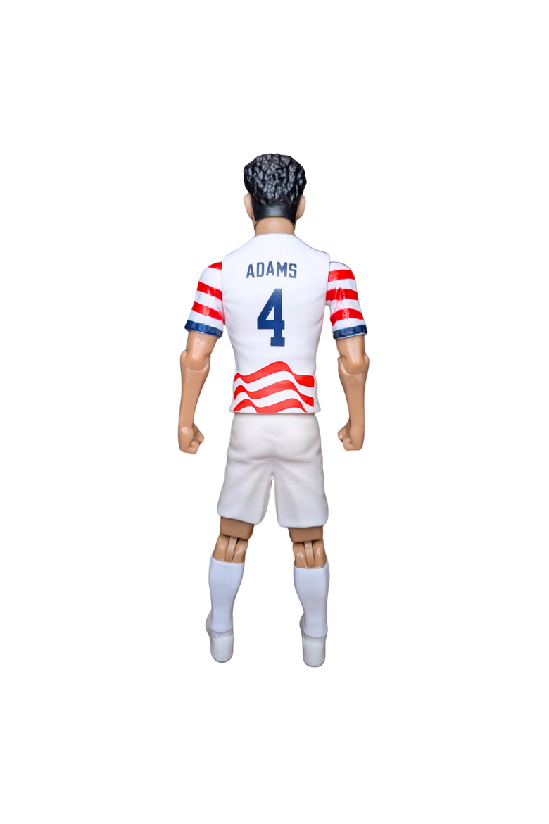 Sockers 2026 USMNT Tyler Adams Home Jersey 8" Soccer Action Figure, Alternate, color, Red