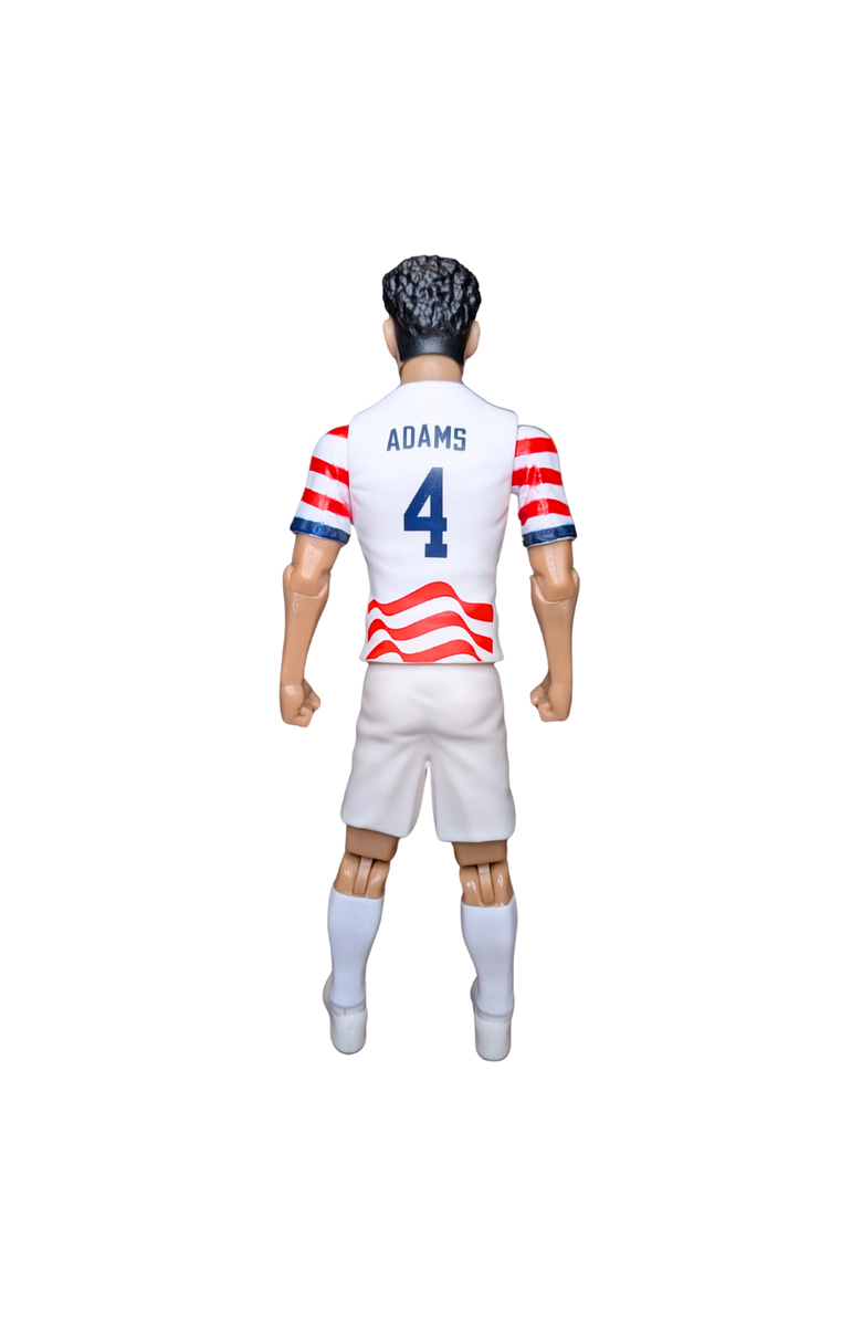 Banbo Toys Sockers 2026 USMNT Tyler Adams Home Jersey 8" Soccer Action Figure, Alternate, color, Red