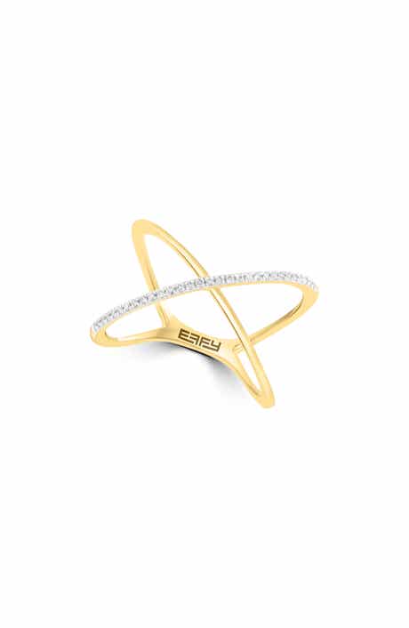 EFFY Diamond Crisscross Ring