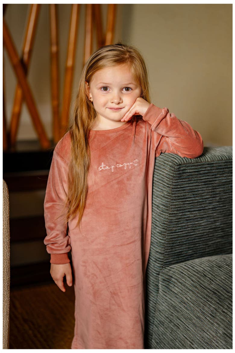 Stay Cozy Nightgown, Alternate, color, Rose