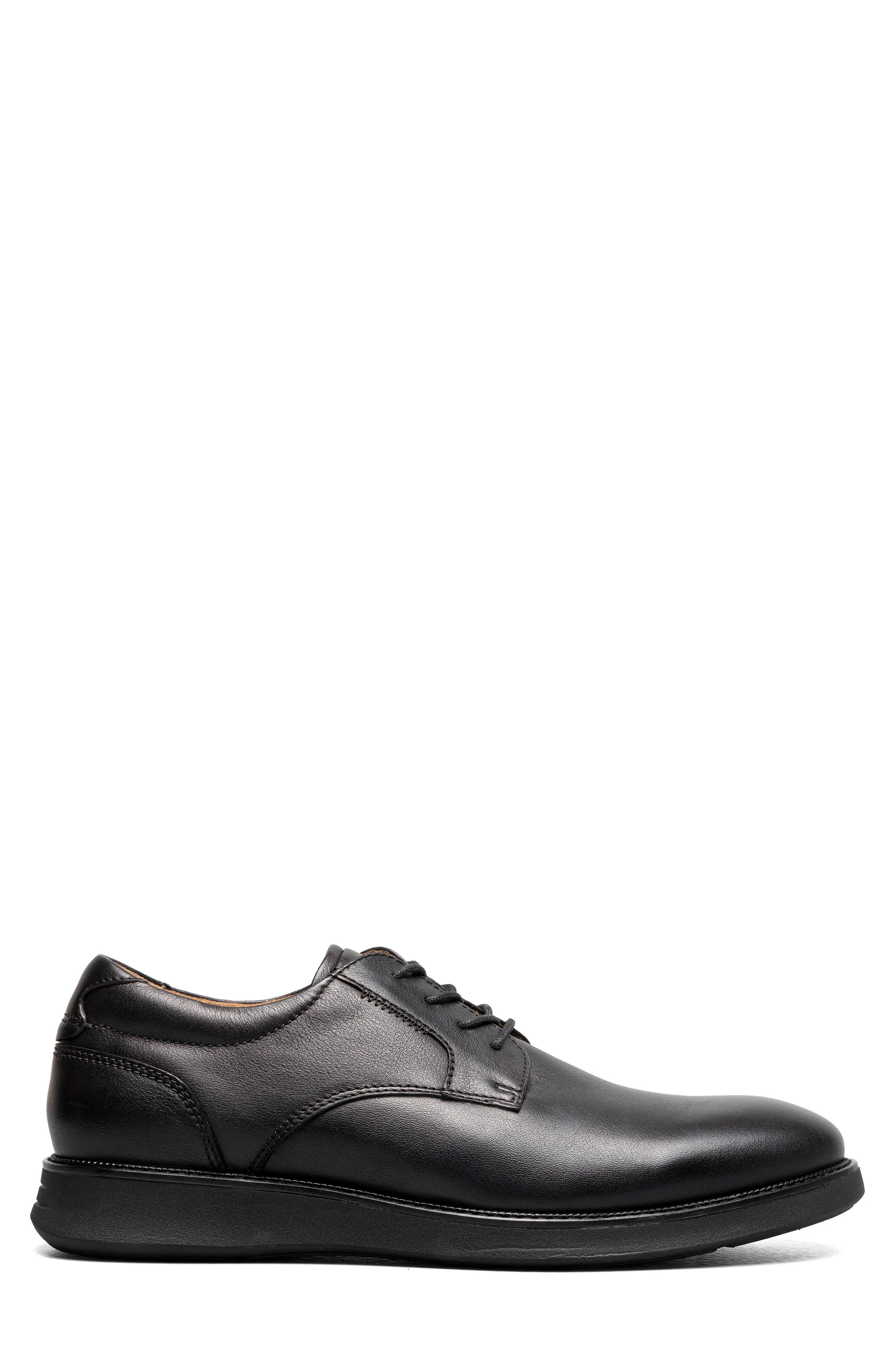 Florsheim Launch Plain Toe Derby, Alternate, color, Black