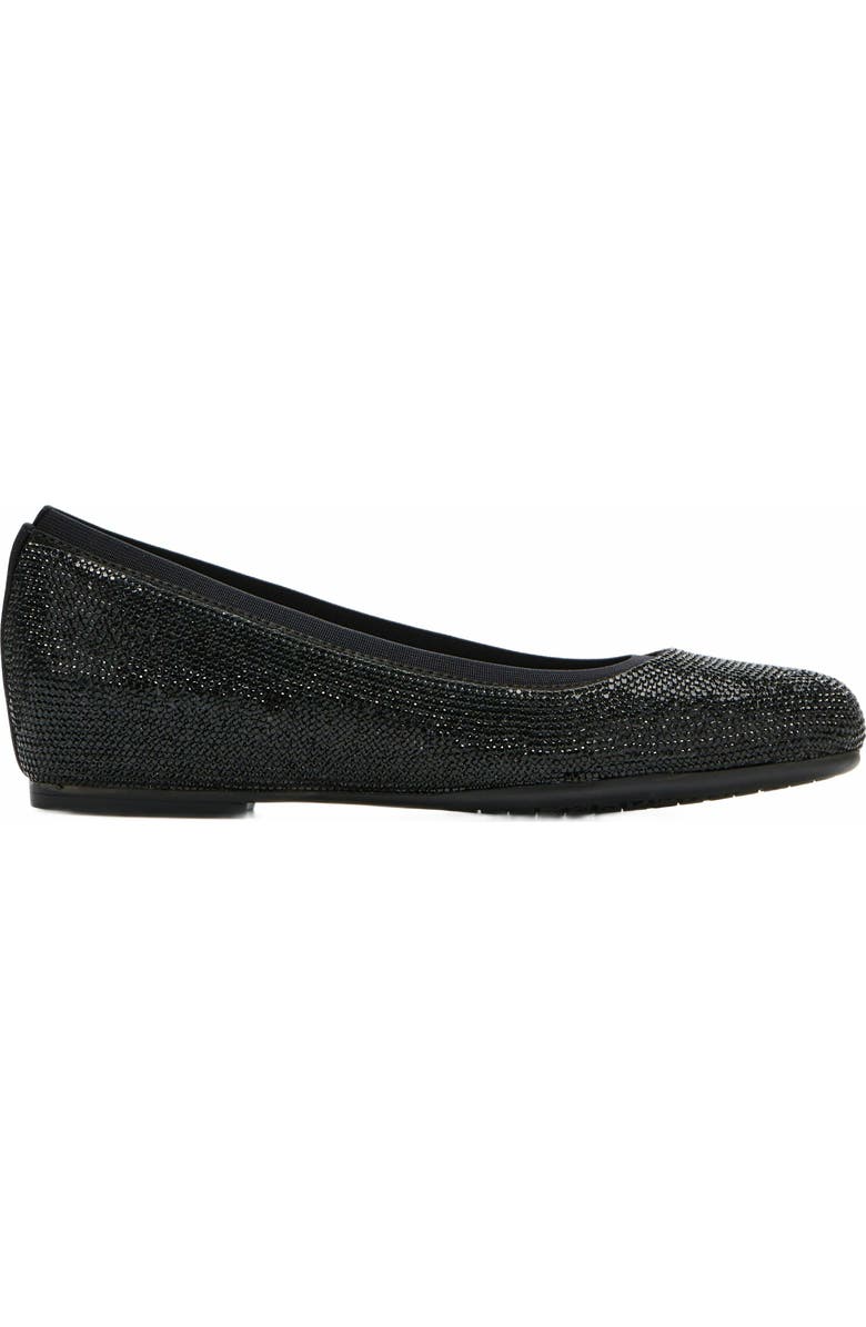 ABEO Cadence Ballet Flat, Alternate, color, Black Sparkle - Metatarsal