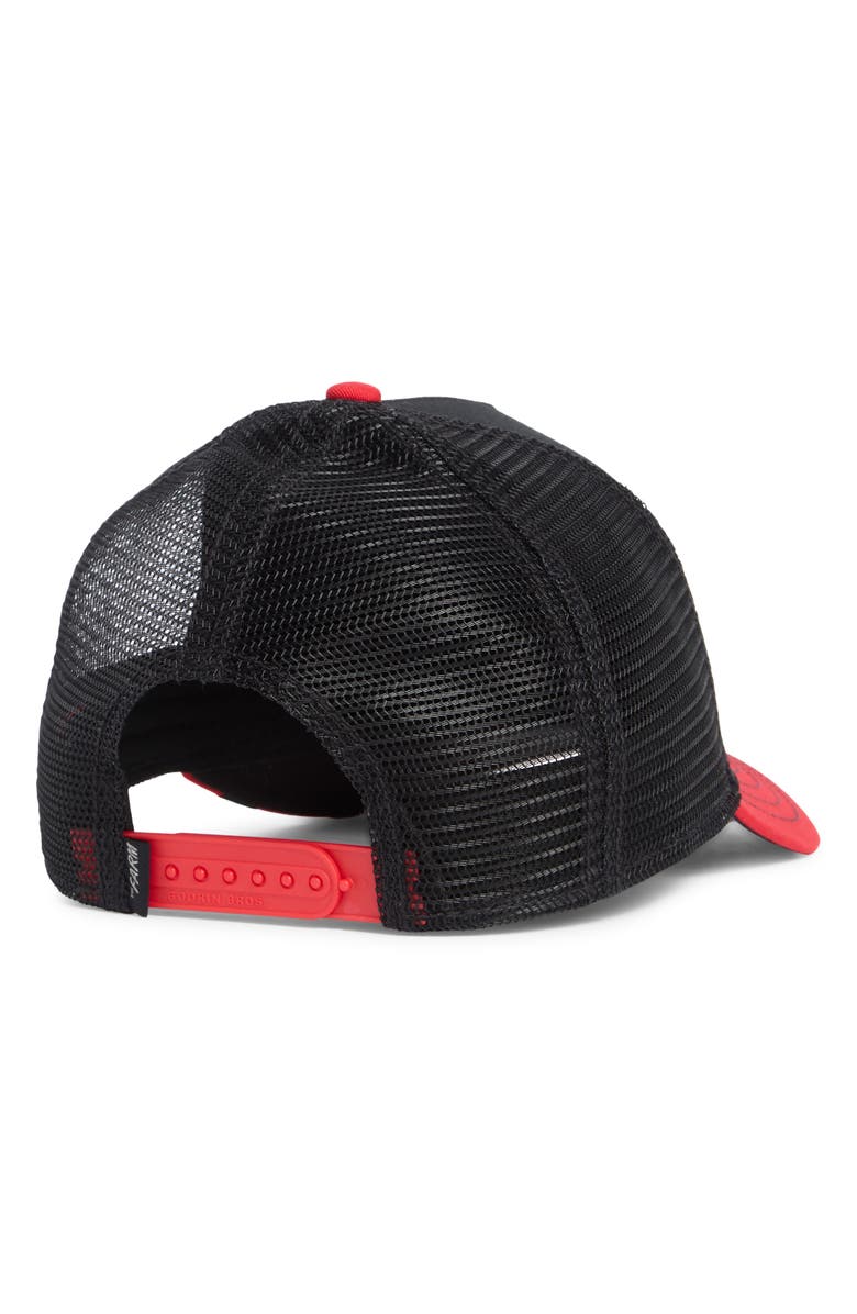 Goorin Bros. The Goat Steer Trucker Hat, Alternate, color, Black