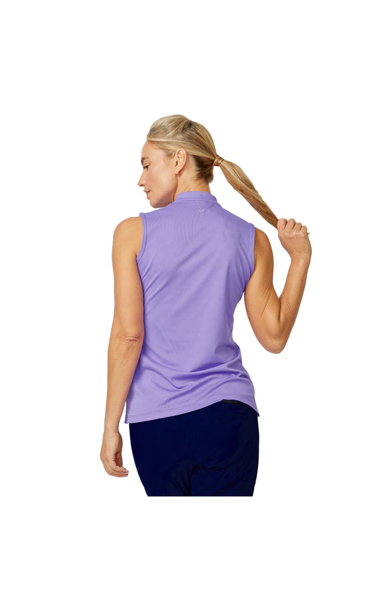 Sofibella Golf Colors Sleeveless Womens Golf Polo, Alternate, color, Amethyst