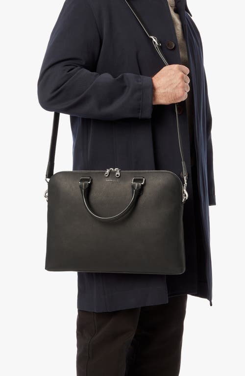 Shinola Portfolio Leather Briefcase In Black