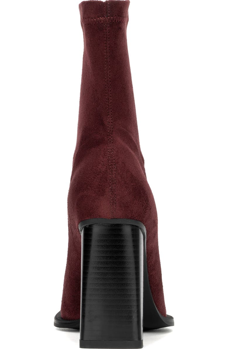 TORGEIS Katya Block Heel Bootie, Alternate, color, Burgundy