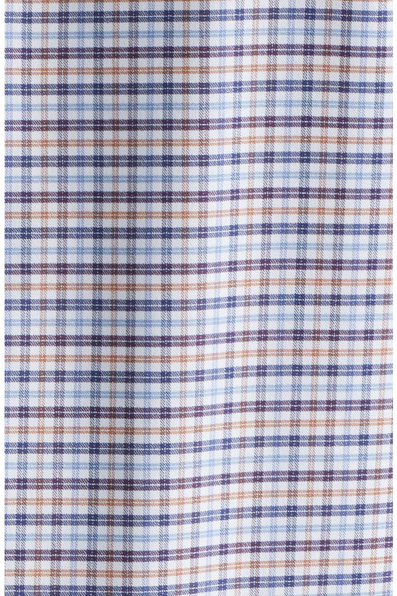 Wayne Performance Plaid Button Down Sport Shirt, Alternate, color, NAVY
