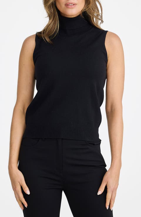 Skye Sleeveless Turtleneck Sweater