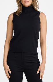 Brave+True Skye Sleeveless Turtleneck Sweater