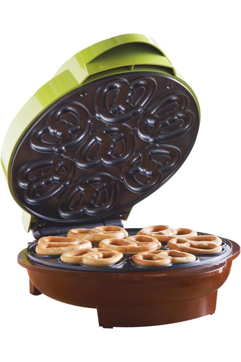 Mini Pretzel Maker, Main, color, GREEN