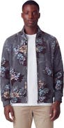 Lords of Harlech Exotic Floral Mens Printed Zip Jacket