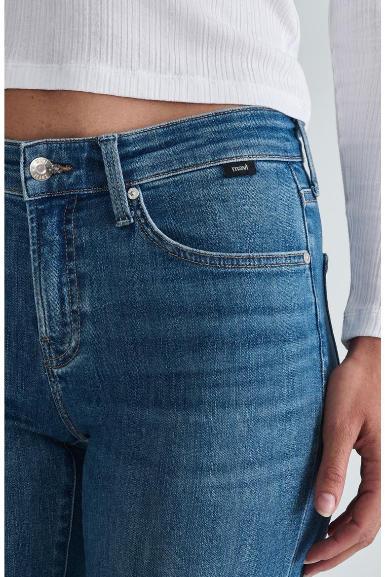 Molly Mid Rise Bootcut Jeans, Alternate, color, LIGHT BRUSHED FLEX BLUE