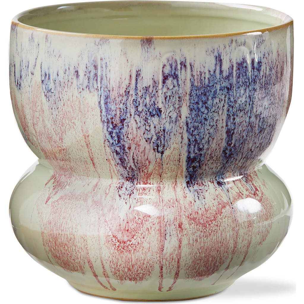 Tag Large Purple Multi Ceramic Uma Planter For Garden Decor In Multi