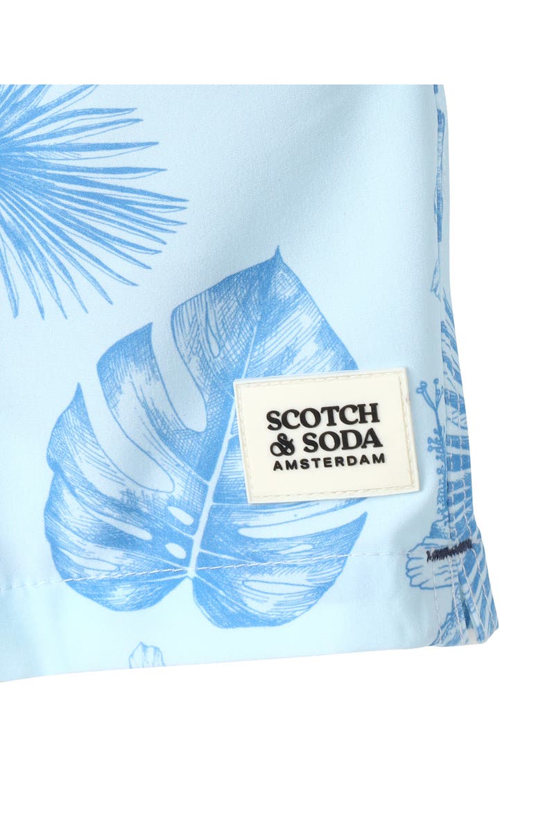 Scotch & Soda Palm Island Swim Trunks, Alternate, color, Nantucket Breeze