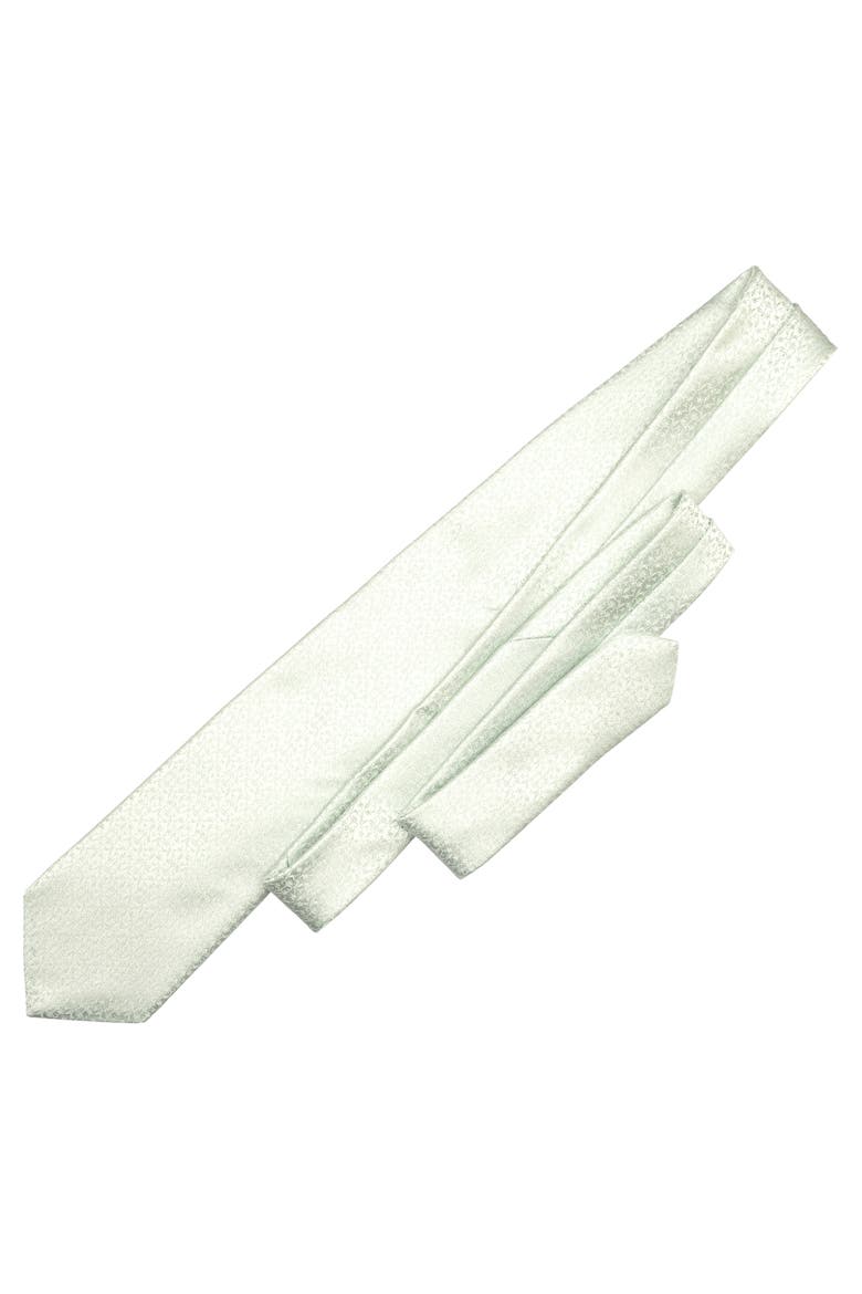 Parioli - Silk Jacquard Tie for Men, Alternate, color, Pale Mint