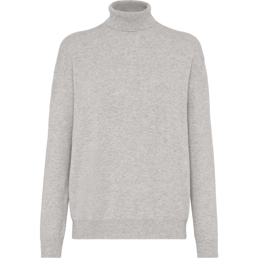 Shop Brunello Cucinelli Turtleneck Sweater In Pebble